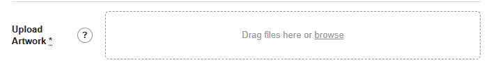 How to upload artwork